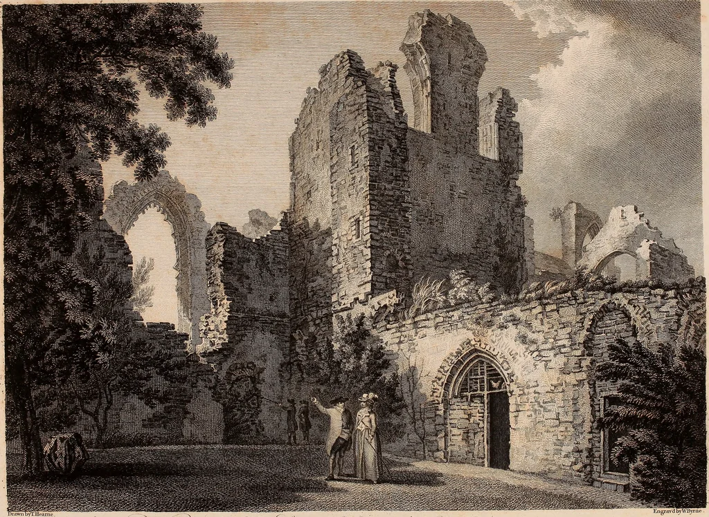 An illustration from Antiquities of Great Britain, : illustrated in views of monasteries, castles, and churches, now existing., 1807, leaf 140