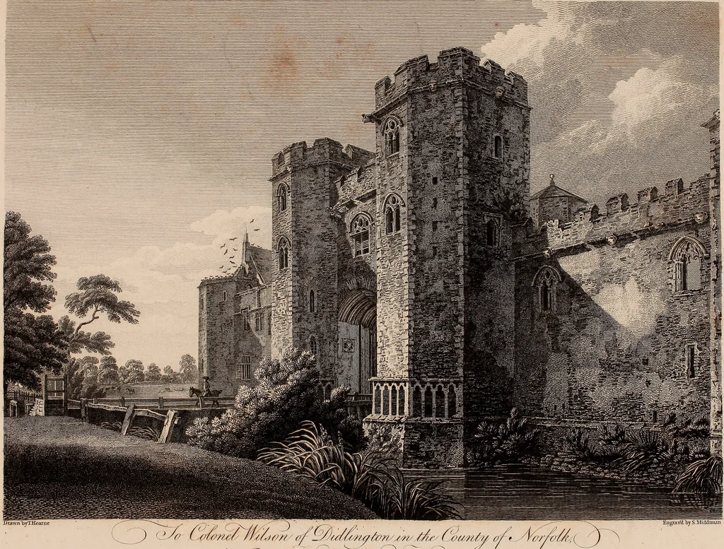 An illustration from Antiquities of Great Britain, : illustrated in views of monasteries, castles, and churches, now existing., 1807, leaf 146