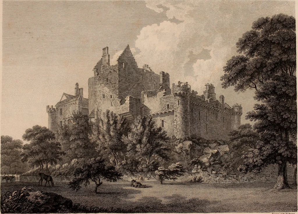 An illustration from Antiquities of Great Britain, : illustrated in views of monasteries, castles, and churches, now existing., 1807, leaf 176