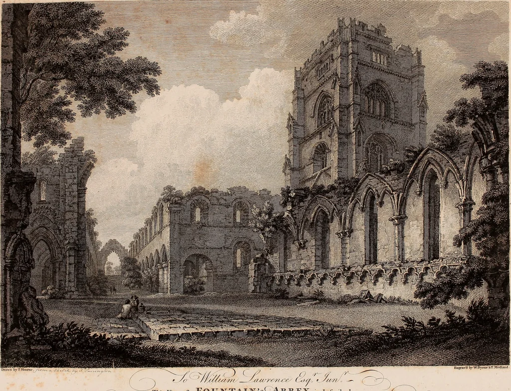 An illustration from Antiquities of Great Britain, : illustrated in views of monasteries, castles, and churches, now existing., 1807, leaf 194