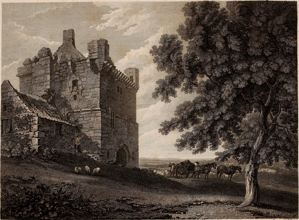 An illustration from Antiquities of Great Britain, : illustrated in views of monasteries, castles, and churches, now existing., 1807, leaf 232
