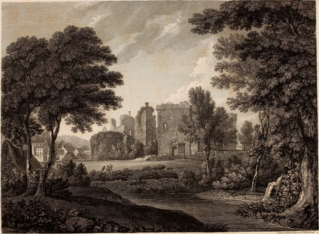 An illustration from Antiquities of Great Britain, : illustrated in views of monasteries, castles, and churches, now existing., 1807, leaf 236