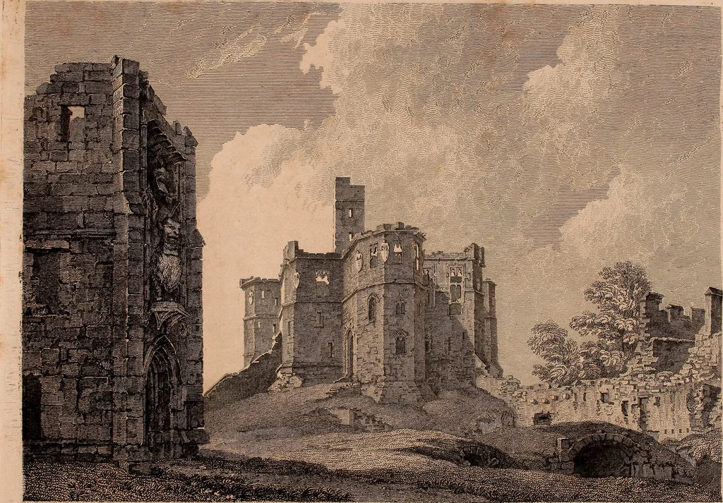 An illustration from Antiquities of Great Britain, : illustrated in views of monasteries, castles, and churches, now existing., 1807, leaf 242