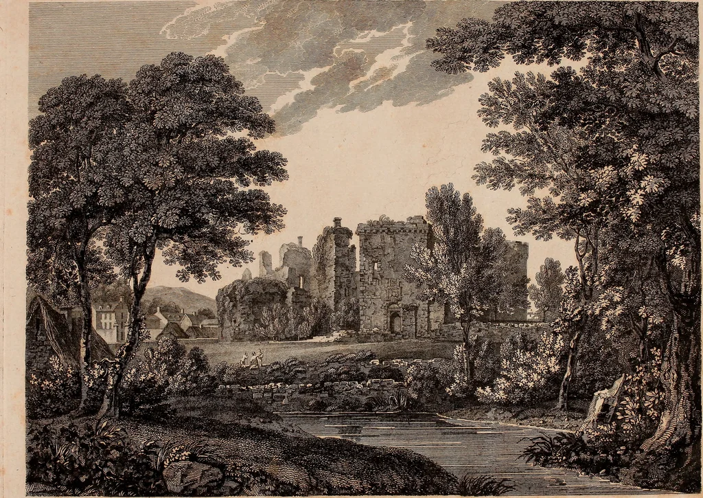 An illustration from Antiquities of Great Britain, : illustrated in views of monasteries, castles, and churches, now existing., 1807, leaf 248
