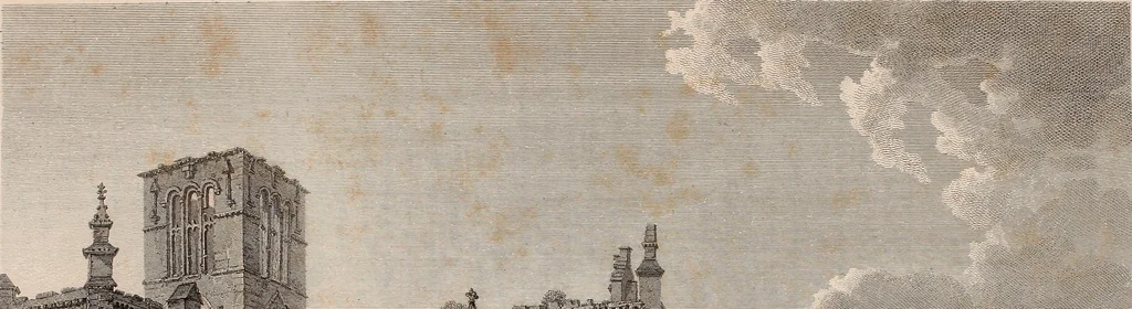 An illustration from Antiquities of Great Britain, : illustrated in views of monasteries, castles, and churches, now existing., 1807, leaf 252