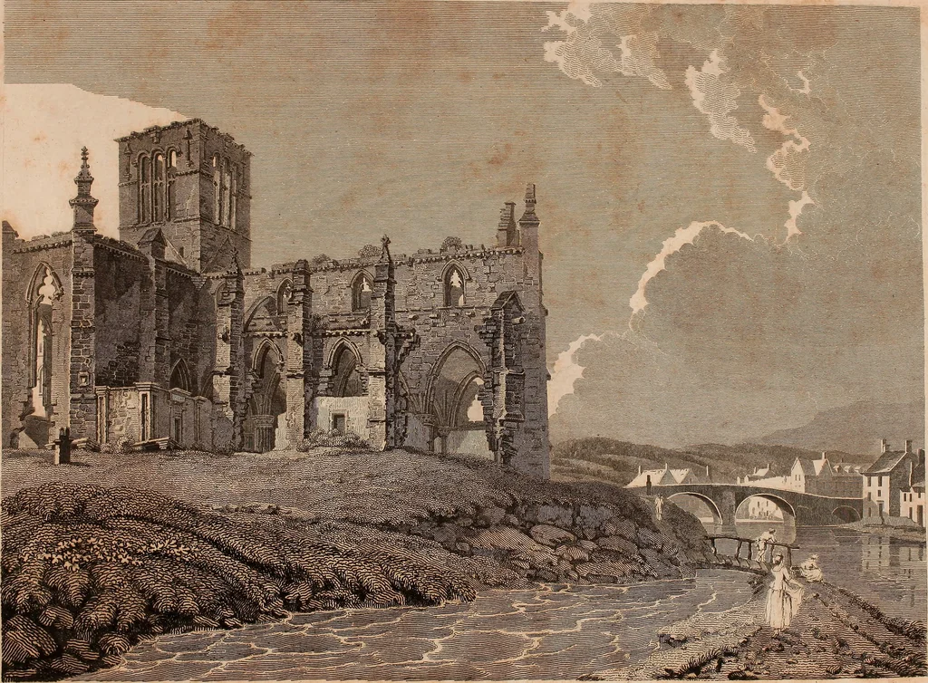 An illustration from Antiquities of Great Britain, : illustrated in views of monasteries, castles, and churches, now existing., 1807, leaf 254