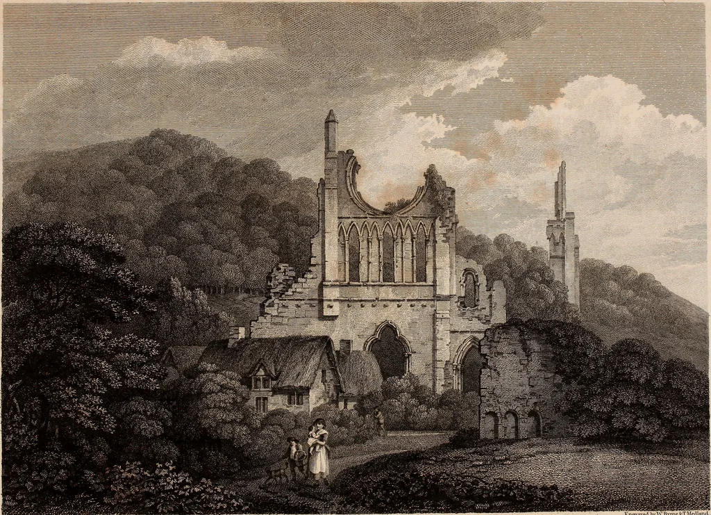 An illustration from Antiquities of Great Britain, : illustrated in views of monasteries, castles, and churches, now existing., 1807, leaf 258