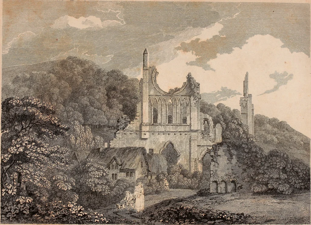 An illustration from Antiquities of Great Britain, : illustrated in views of monasteries, castles, and churches, now existing., 1807, leaf 260