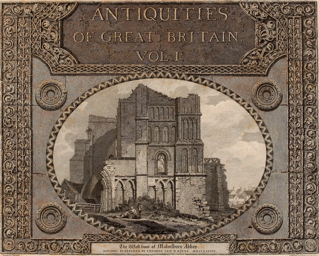 An illustration from Antiquities of Great Britain, : illustrated in views of monasteries, castles, and churches, now existing., 1807, leaf 4