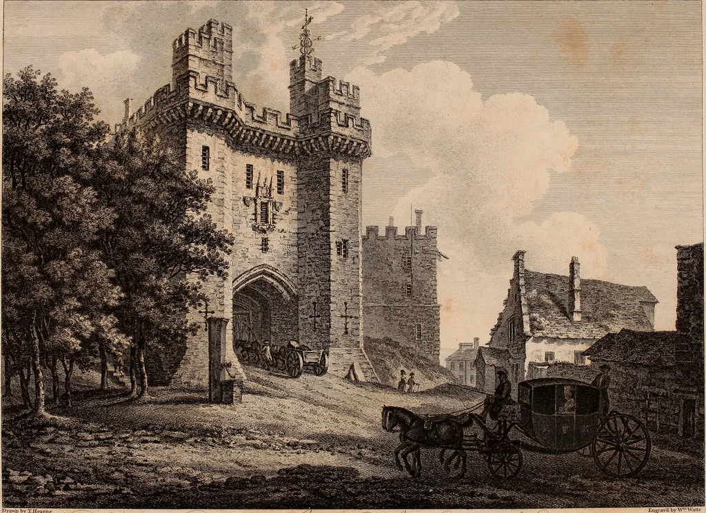 An illustration from Antiquities of Great Britain, : illustrated in views of monasteries, castles, and churches, now existing., 1807, leaf 44