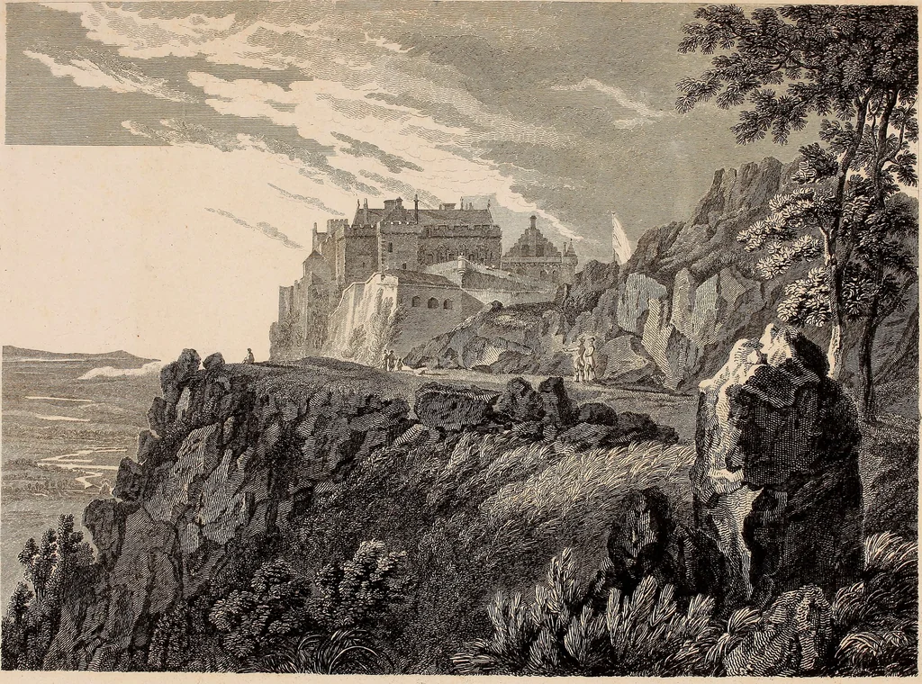 An illustration from Antiquities of Great Britain, : illustrated in views of monasteries, castles, and churches, now existing., 1807, leaf 80
