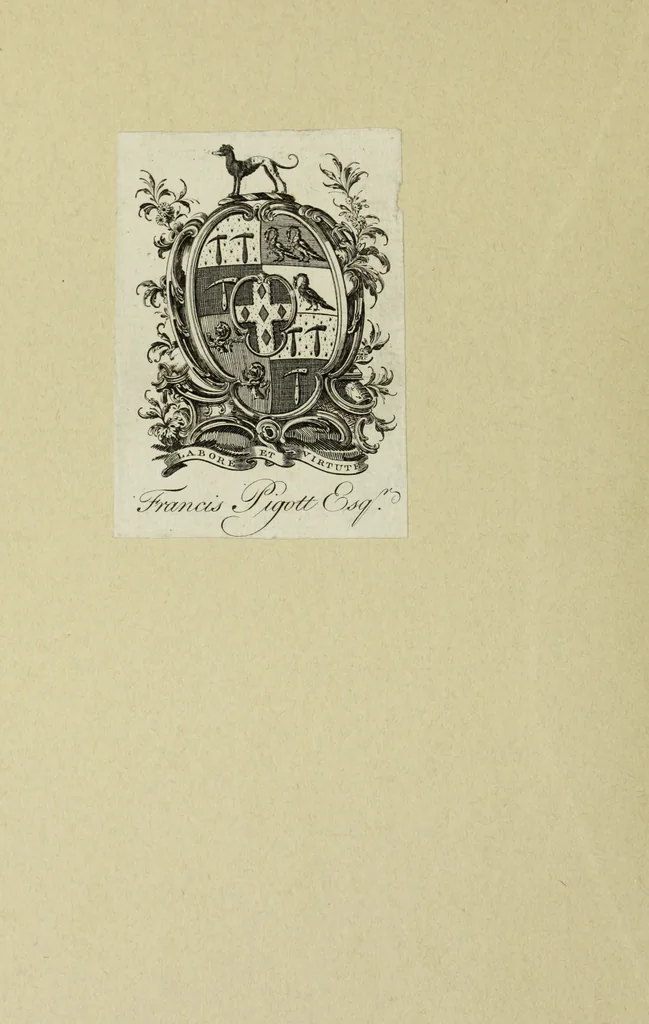 An illustration from The antiquities of Herculaneum, 1773, leaf 1