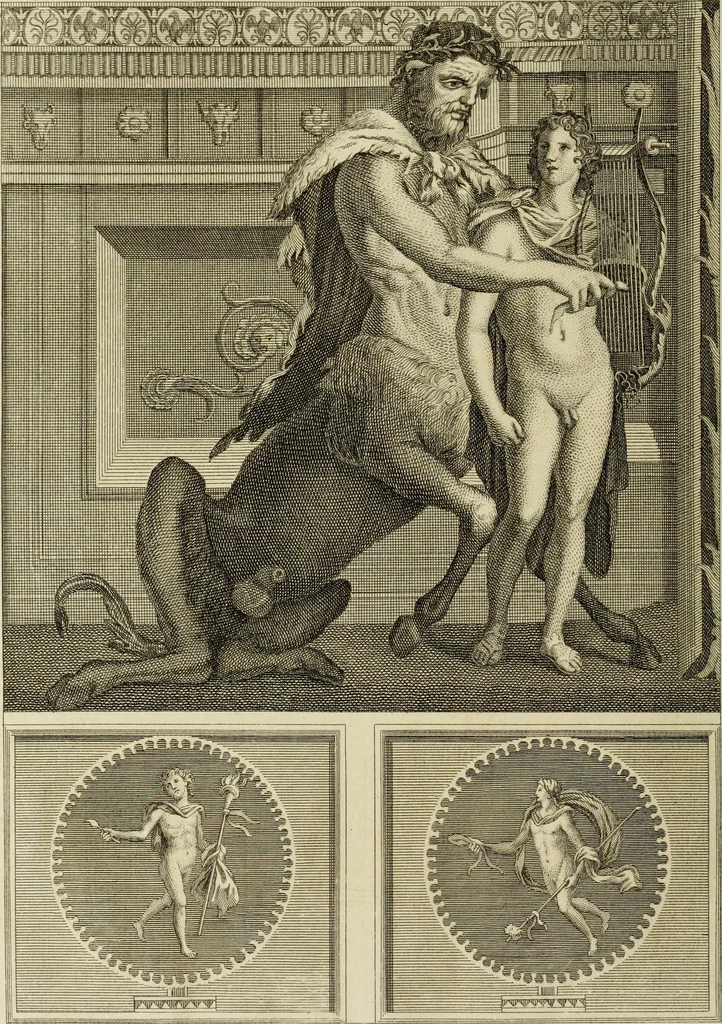 An illustration from The antiquities of Herculaneum, 1773, leaf 143