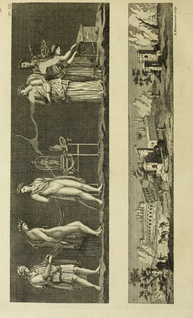An illustration from The antiquities of Herculaneum, 1773, leaf 173