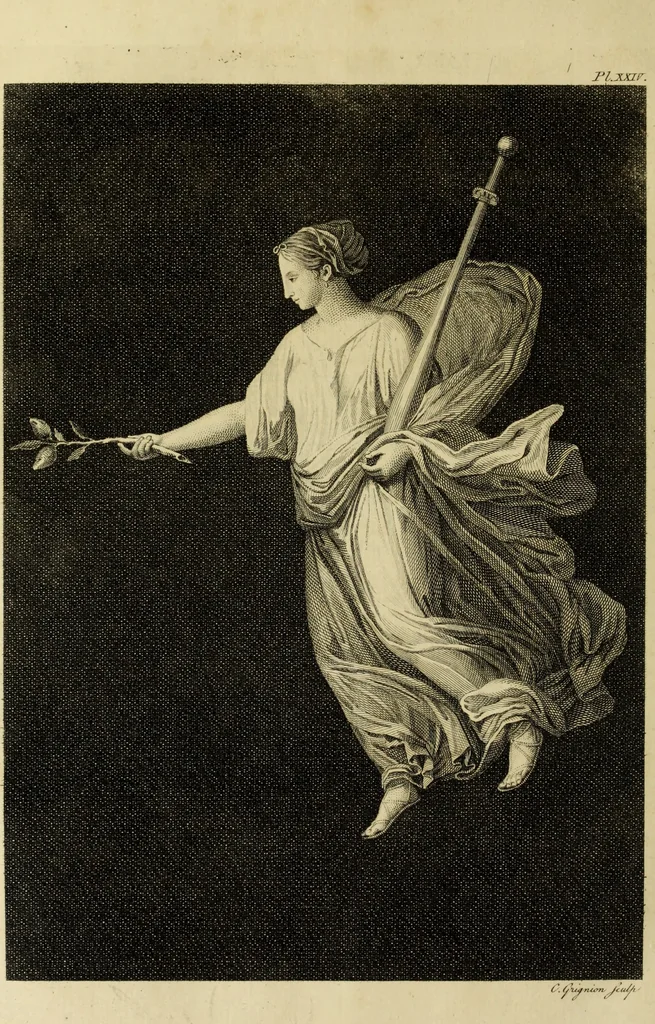 An illustration from The antiquities of Herculaneum, 1773, leaf 243