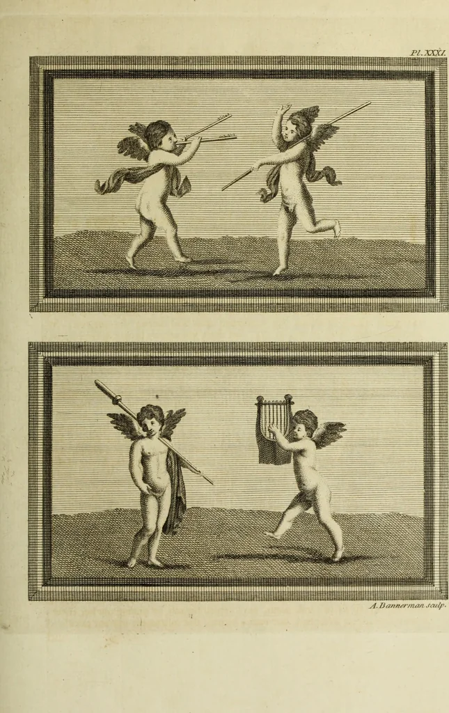 An illustration from The antiquities of Herculaneum, 1773, leaf 286