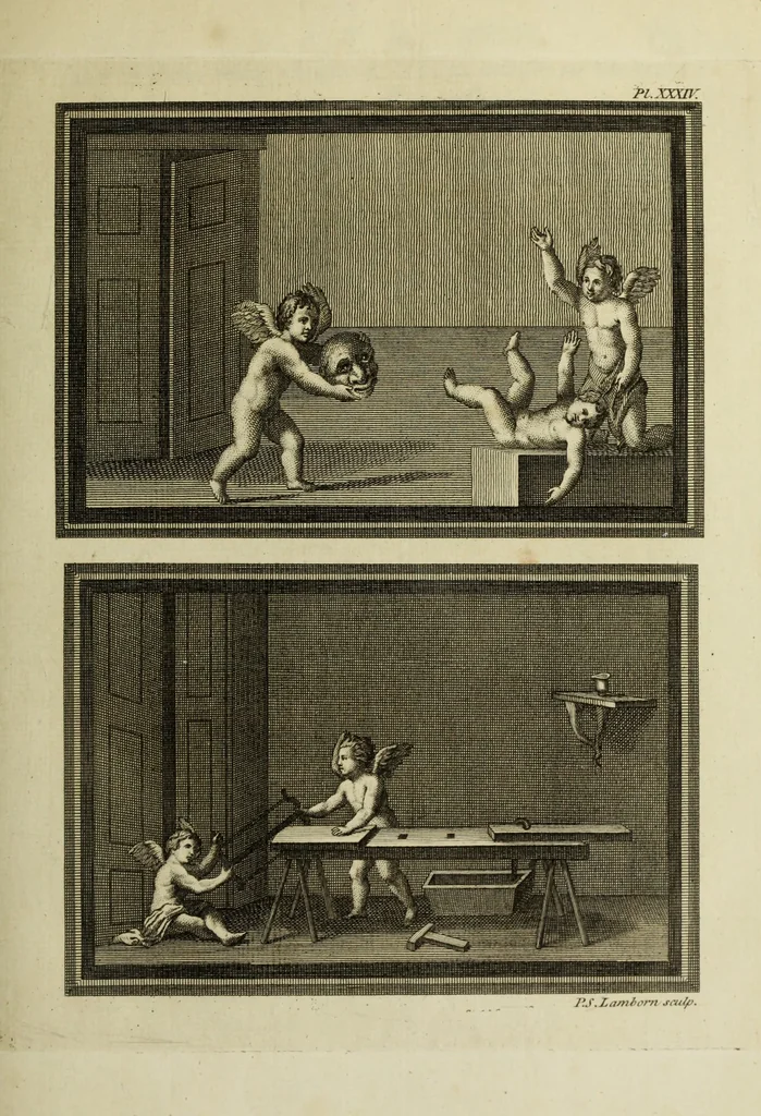 An illustration from The antiquities of Herculaneum, 1773, leaf 302