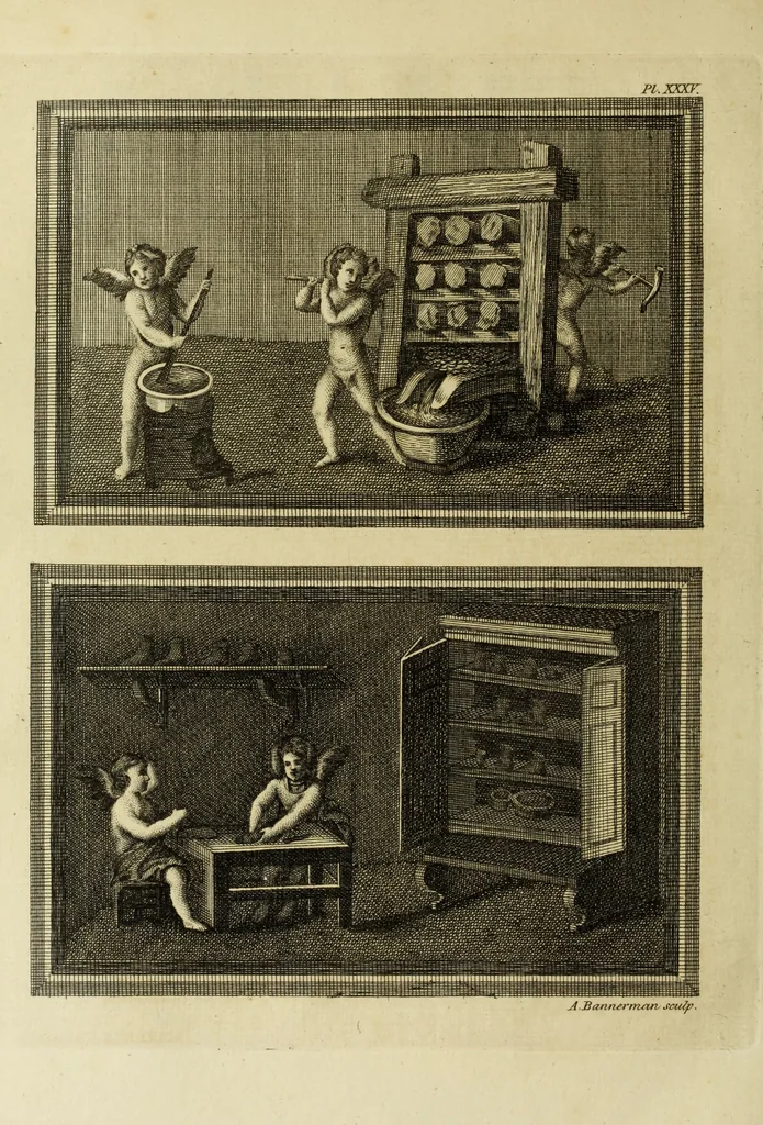 An illustration from The antiquities of Herculaneum, 1773, leaf 309