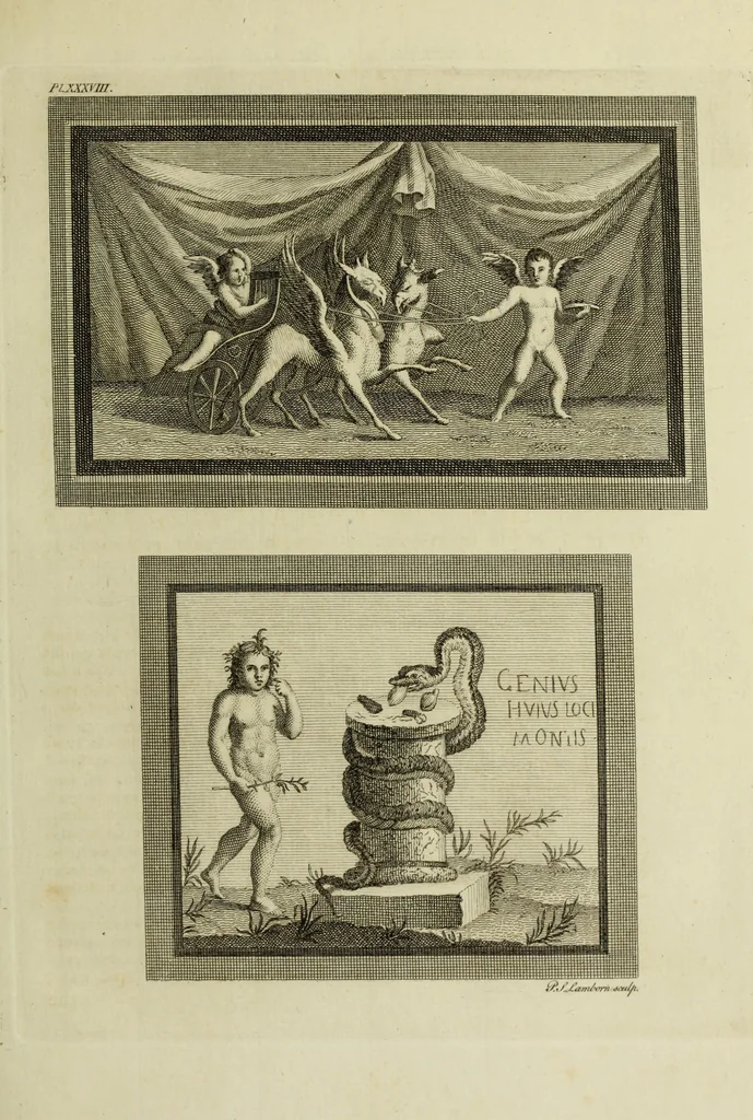 An illustration from The antiquities of Herculaneum, 1773, leaf 328