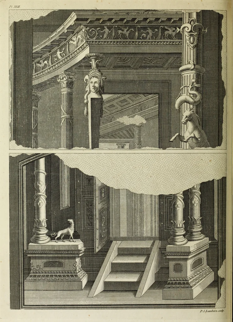 An illustration from The antiquities of Herculaneum, 1773, leaf 359
