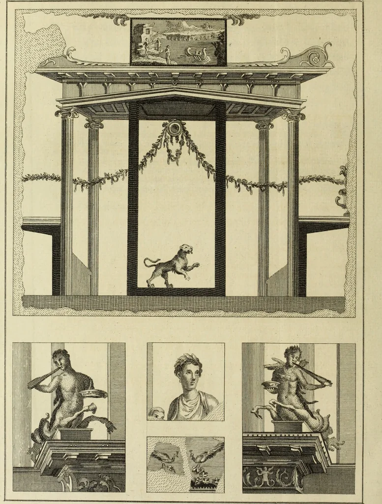 An illustration from The antiquities of Herculaneum, 1773, leaf 367