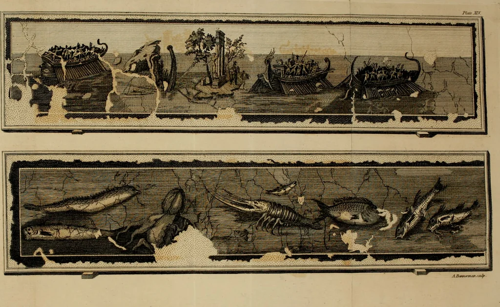 An illustration from The antiquities of Herculaneum, 1773, leaf 372