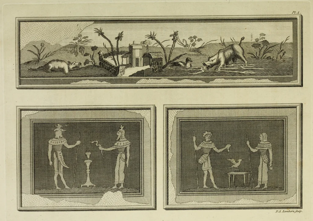 An illustration from The antiquities of Herculaneum, 1773, leaf 398