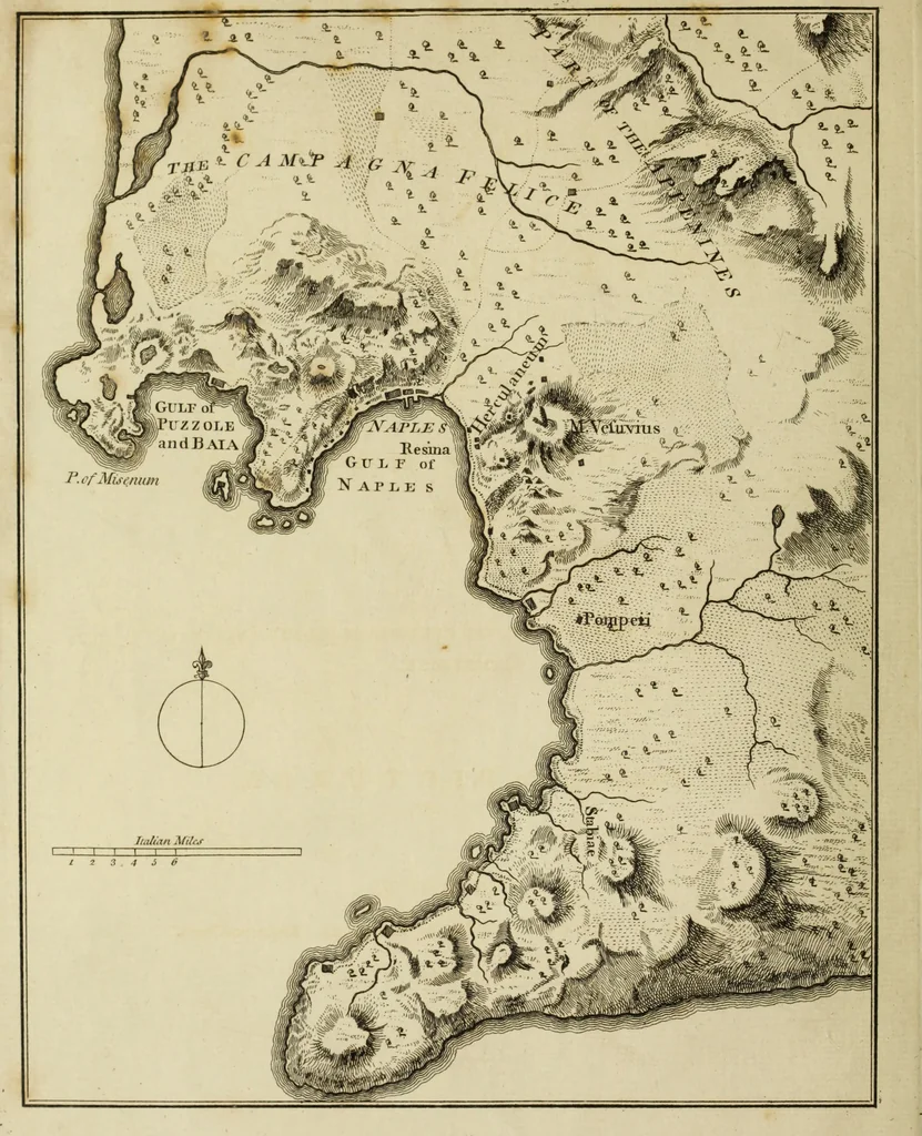 An illustration from The antiquities of Herculaneum, 1773, leaf 9