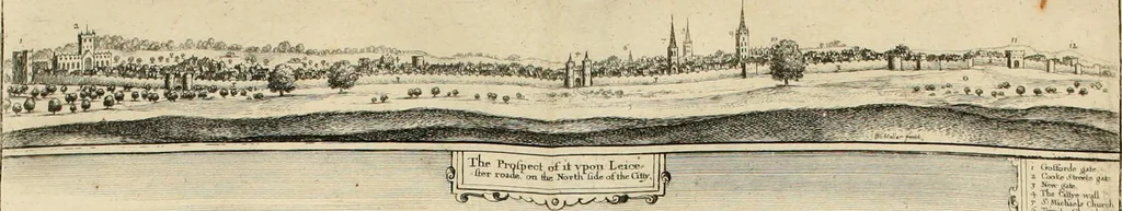 An illustration from The antiquities of Warwickshire illustrated : from records, leiger-books, manuscripts, charters, evidences, tombes, and armes : beautified with maps, prospects, and portraictures, 1656, leaf 119