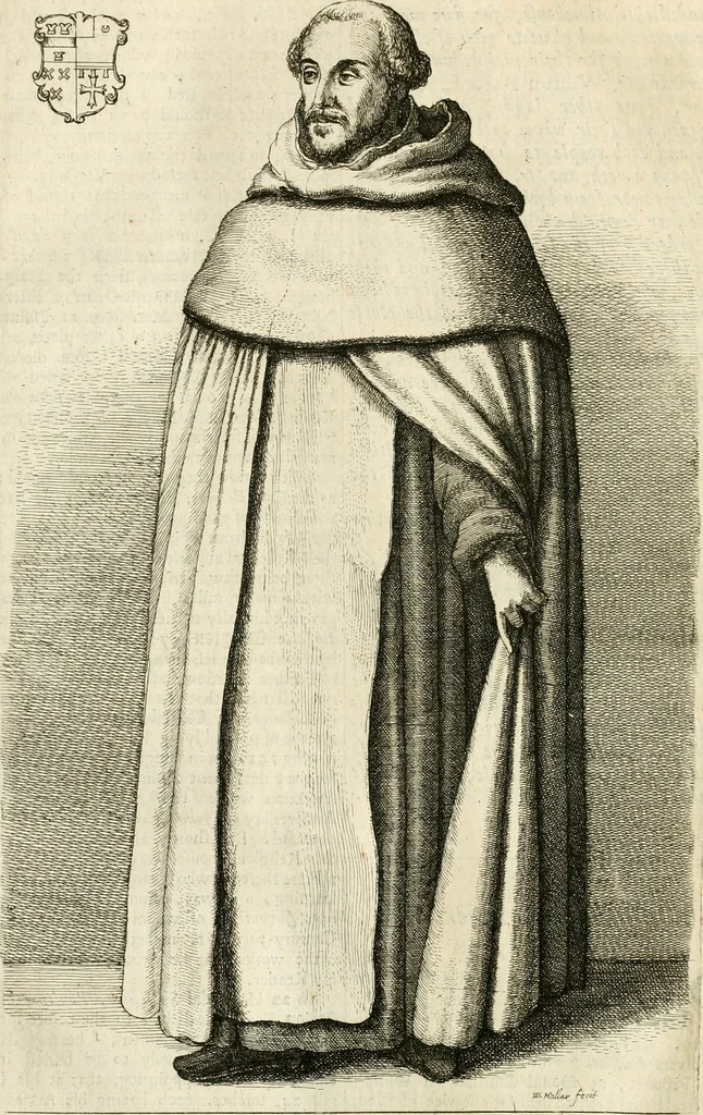 An illustration from The antiquities of Warwickshire illustrated : from records, leiger-books, manuscripts, charters, evidences, tombes, and armes : beautified with maps, prospects, and portraictures, 1656, leaf 151
