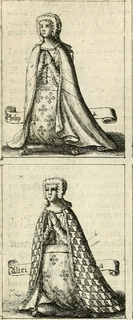 An illustration from The antiquities of Warwickshire illustrated : from records, leiger-books, manuscripts, charters, evidences, tombes, and armes : beautified with maps, prospects, and portraictures, 1656, leaf 309