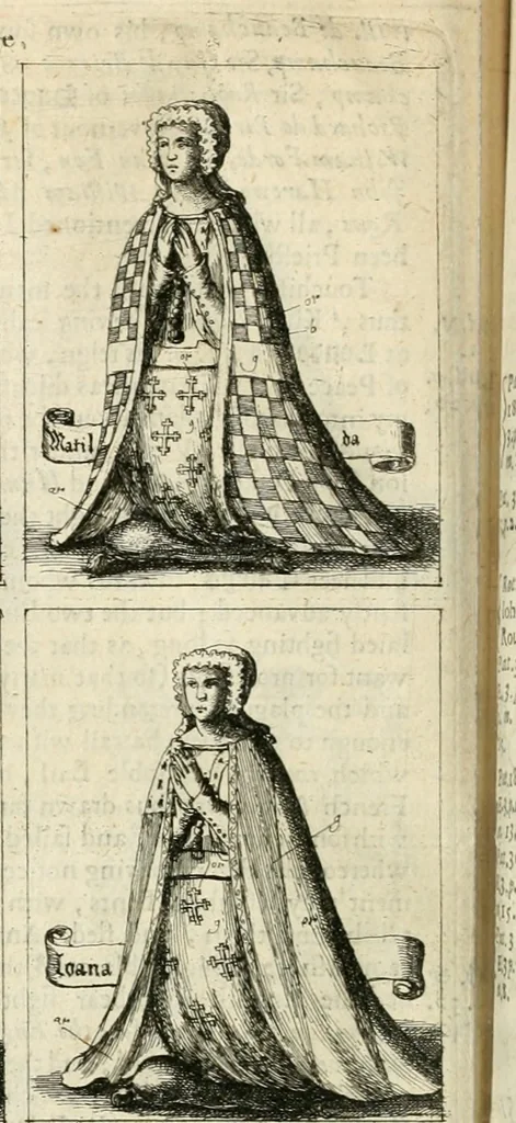 An illustration from The antiquities of Warwickshire illustrated : from records, leiger-books, manuscripts, charters, evidences, tombes, and armes : beautified with maps, prospects, and portraictures, 1656, leaf 309