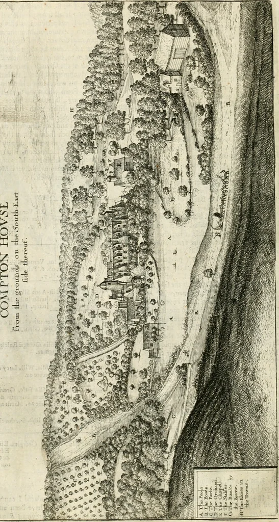 An illustration from The antiquities of Warwickshire illustrated : from records, leiger-books, manuscripts, charters, evidences, tombes, and armes : beautified with maps, prospects, and portraictures, 1656, leaf 427