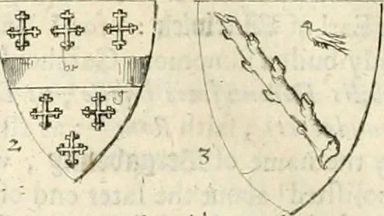 An illustration from The antiquities of Warwickshire illustrated : from records, leiger-books, manuscripts, charters, evidences, tombes, and armes : beautified with maps, prospects, and portraictures, 1656, leaf 493