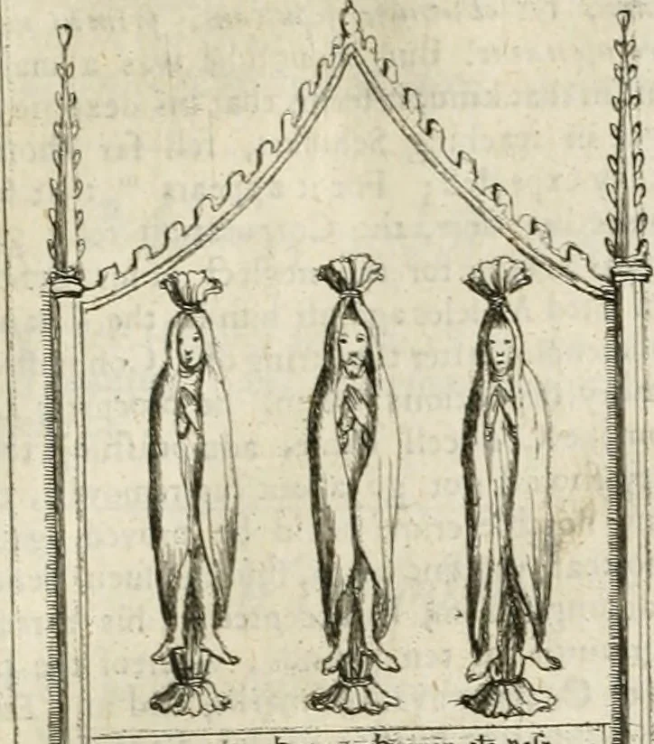 An illustration from The antiquities of Warwickshire illustrated : from records, leiger-books, manuscripts, charters, evidences, tombes, and armes : beautified with maps, prospects, and portraictures, 1656, leaf 660