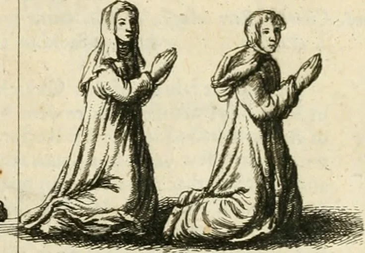 An illustration from The antiquities of Warwickshire illustrated : from records, leiger-books, manuscripts, charters, evidences, tombes, and armes : beautified with maps, prospects, and portraictures, 1656, leaf 754