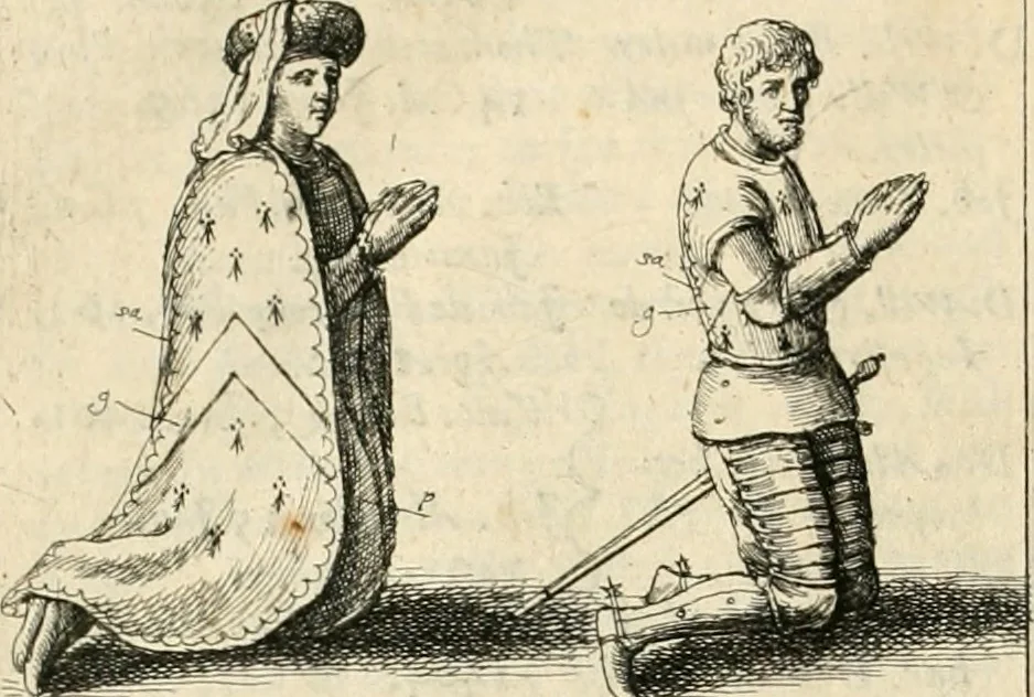 An illustration from The antiquities of Warwickshire illustrated : from records, leiger-books, manuscripts, charters, evidences, tombes, and armes : beautified with maps, prospects, and portraictures, 1656, leaf 797