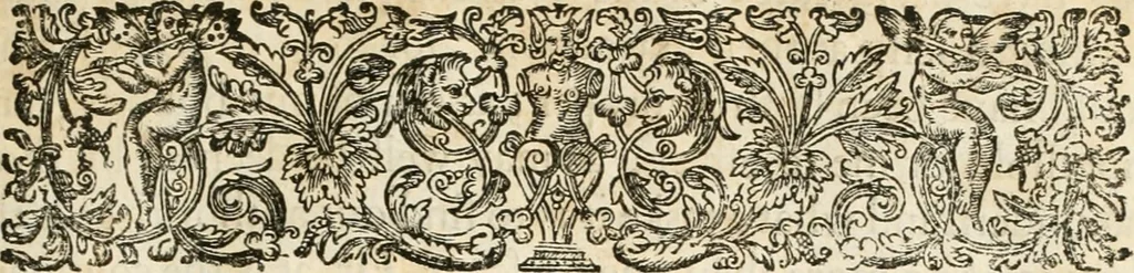 An illustration from The antiquities of Warwickshire illustrated : from records, leiger-books, manuscripts, charters, evidences, tombes, and armes : beautified with maps, prospects, and portraictures, 1656, leaf 8