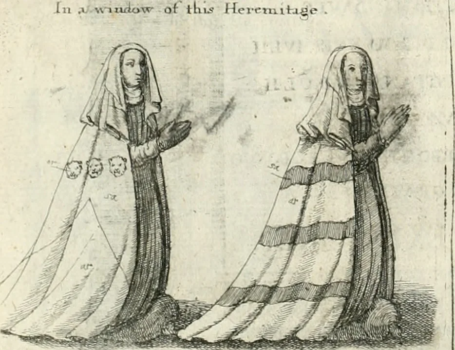 An illustration from The antiquities of Warwickshire illustrated : from records, leiger-books, manuscripts, charters, evidences, tombes, and armes : beautified with maps, prospects, and portraictures, 1656, leaf 807