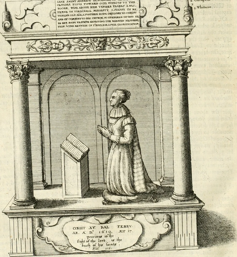 An illustration from The antiquities of Warwickshire illustrated : from records, leiger-books, manuscripts, charters, evidences, tombes, and armes : beautified with maps, prospects, and portraictures, 1656, leaf 97