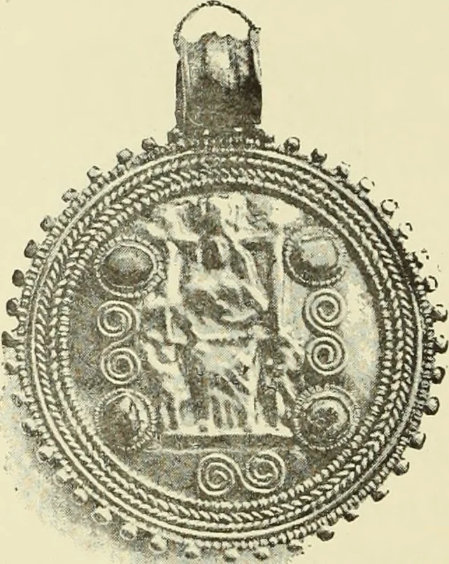 An illustration from Antiquités de la Russie méridionale, 1891, leaf 191