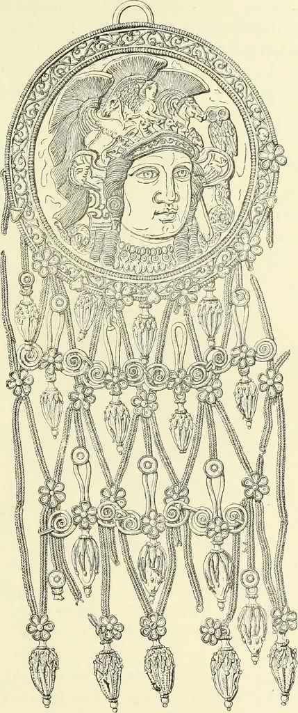 An illustration from Antiquités de la Russie méridionale, 1891, leaf 244