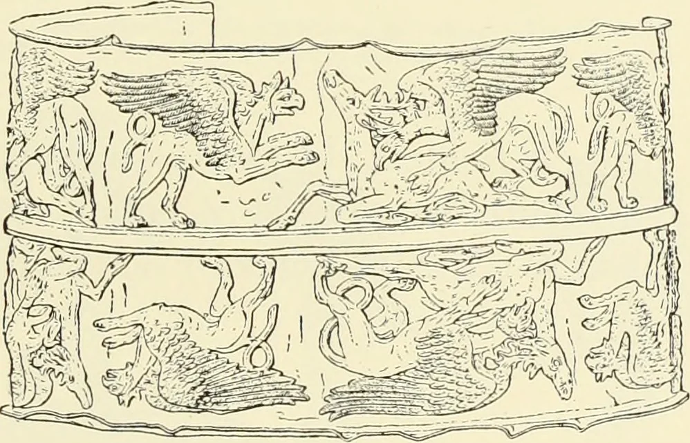 An illustration from Antiquités de la Russie méridionale, 1891, leaf 250