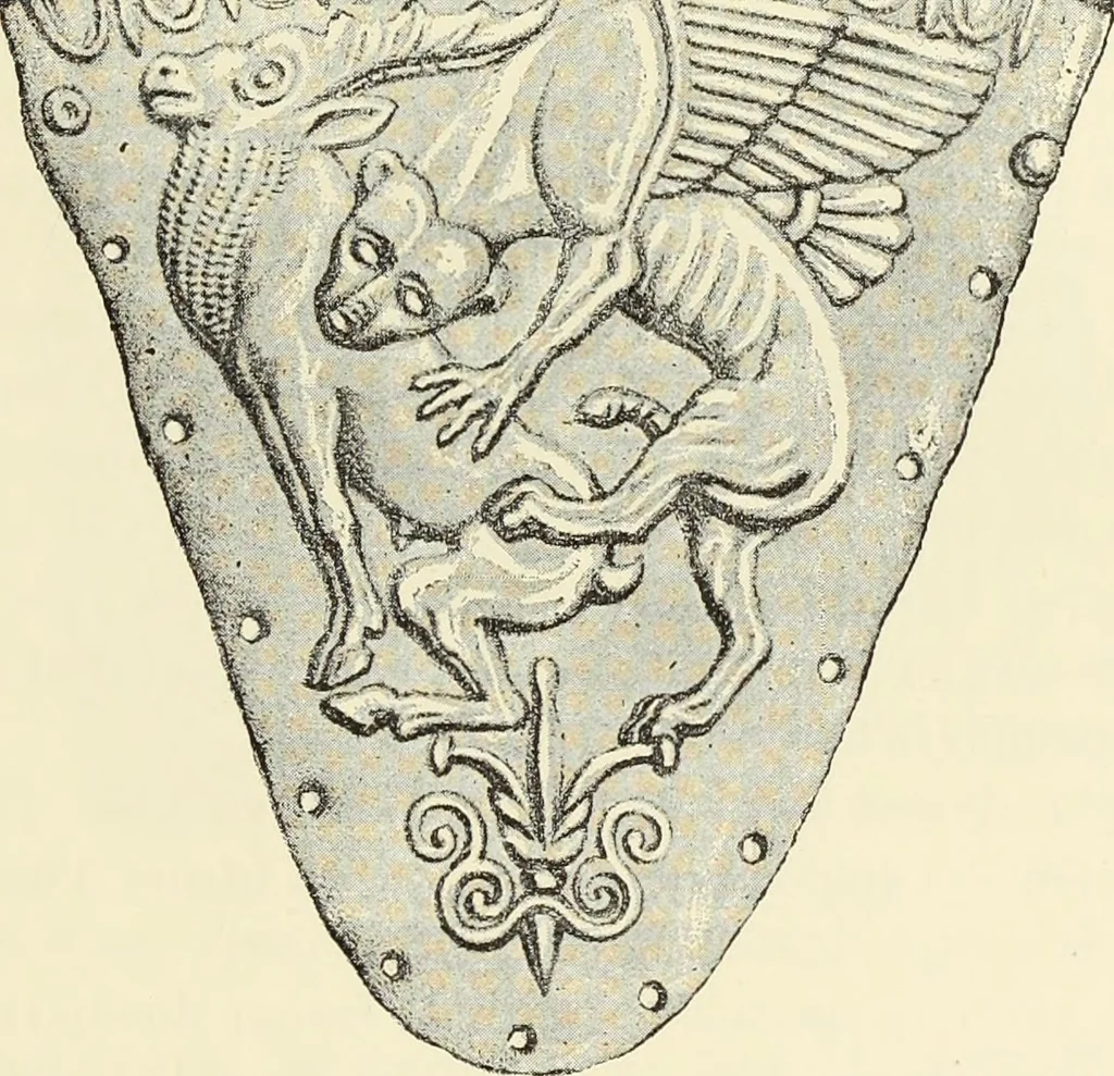An illustration from Antiquités de la Russie méridionale, 1891, leaf 284