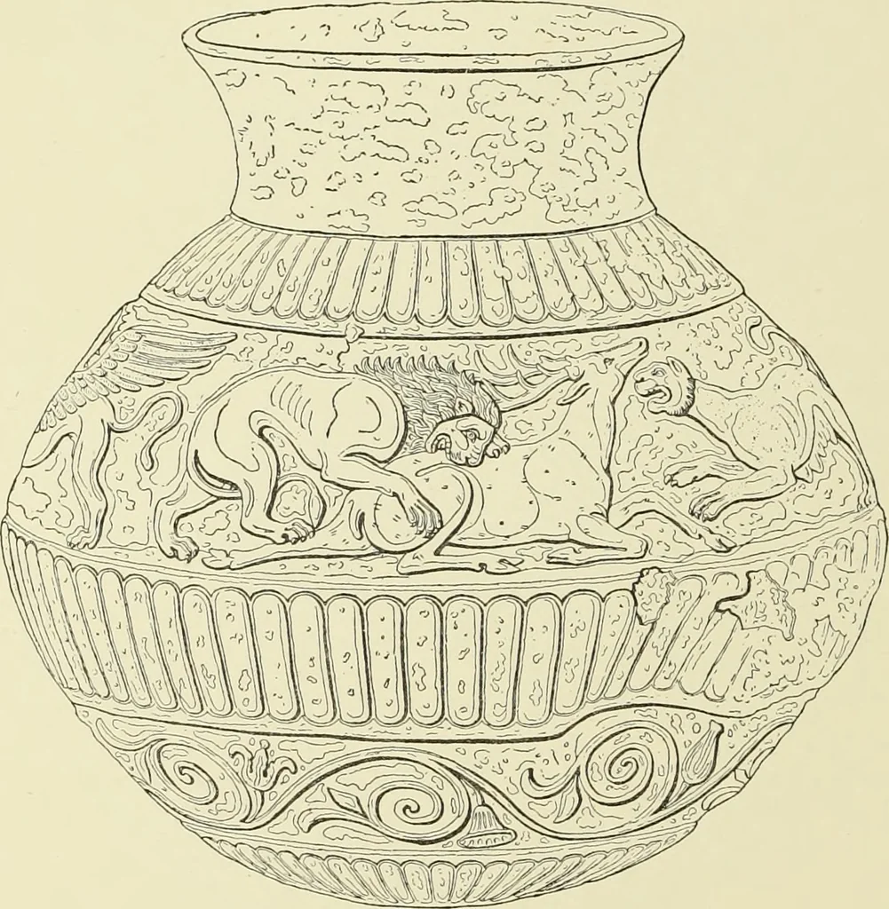 An illustration from Antiquités de la Russie méridionale, 1891, leaf 311