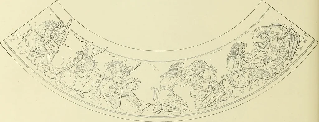 An illustration from Antiquités de la Russie méridionale, 1891, leaf 313