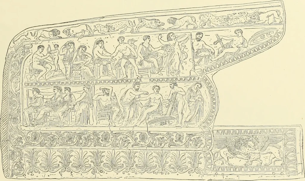 An illustration from Antiquités de la Russie méridionale, 1891, leaf 314