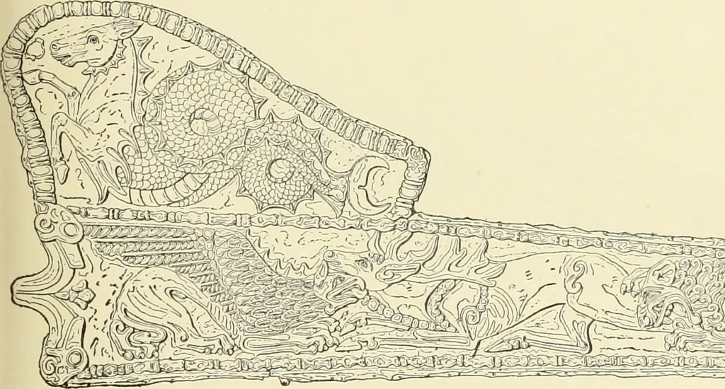 An illustration from Antiquités de la Russie méridionale, 1891, leaf 318