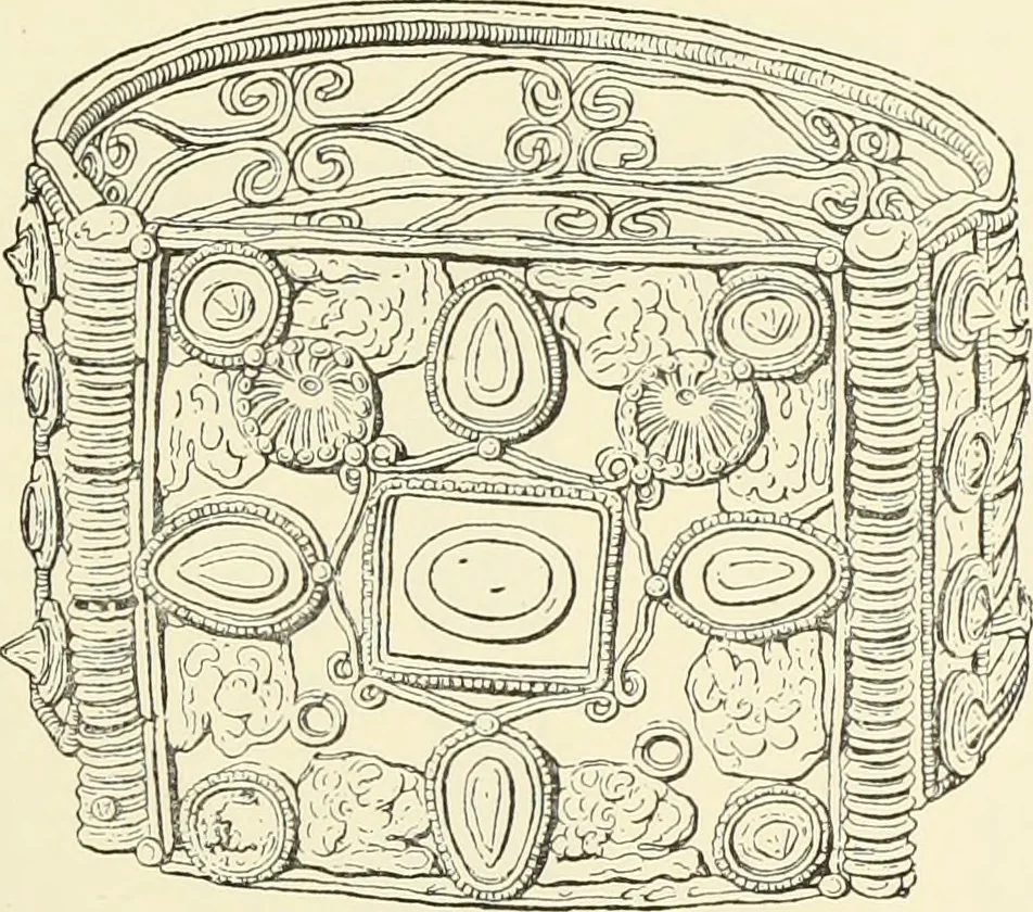 An illustration from Antiquités de la Russie méridionale, 1891, leaf 324