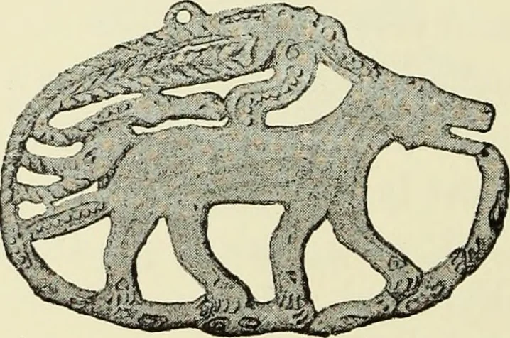 An illustration from Antiquités de la Russie méridionale, 1891, leaf 379